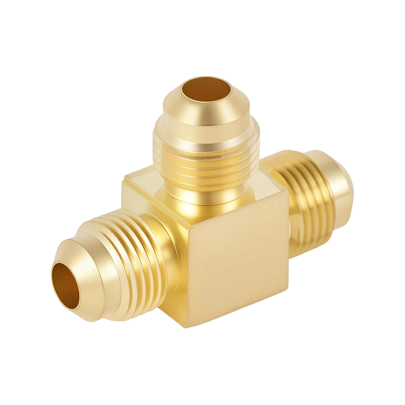 SAE 45° Flare Tee Extruded